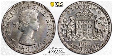 1961(m) Florin PR66