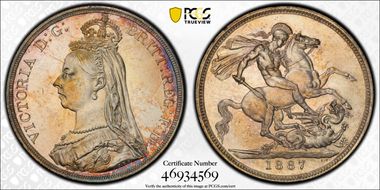 1887 Crown S-3921 MS63