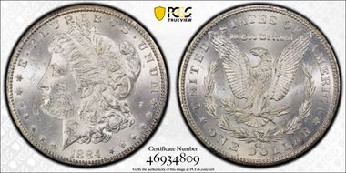 1884-CC $1 MS62