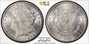 1884-CC $1 MS63
