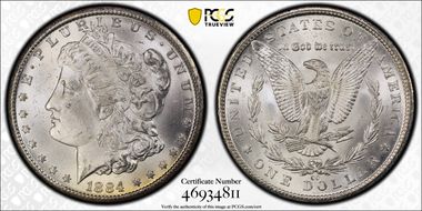 1884-CC $1 MS63