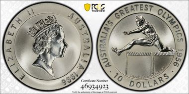 1996 $10 Strickland Matte PR70