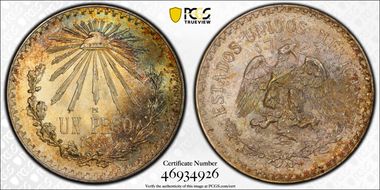 1940-M Peso KM-455  Ag MS67