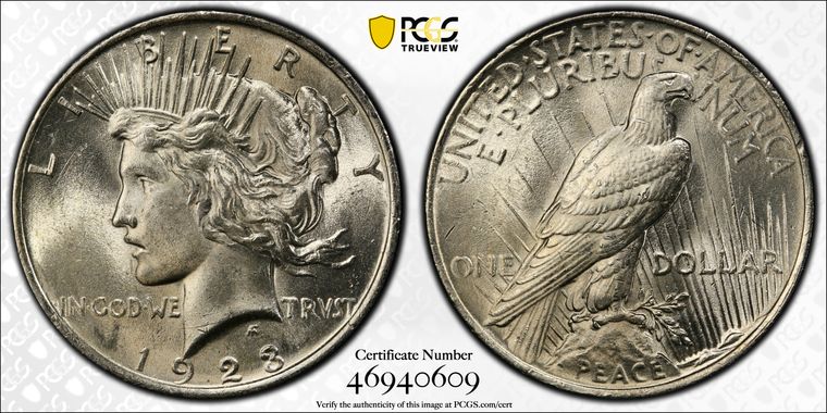 Cert 46940609 - Coin Image