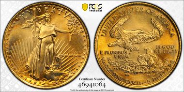 1988 $5 Gold Eagle MS69