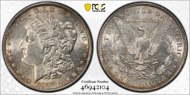1886 $1 MS62