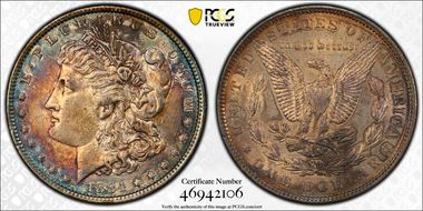 1884 $1 N1