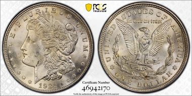 1921 $1 Morgan MS64