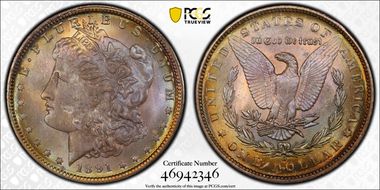 1891-O $1 MS64