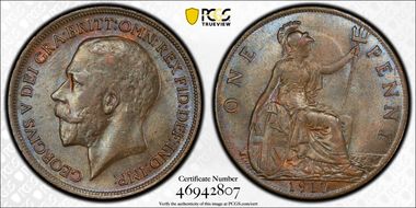 1917 1D S-4051 MS62BN