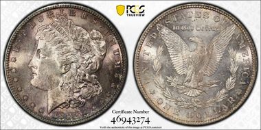 1882-S $1 MS62