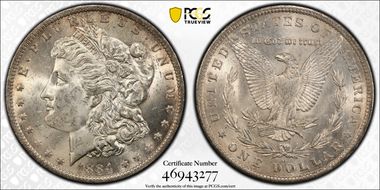 1884-O $1 MS63