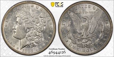 1893 $1 AU53