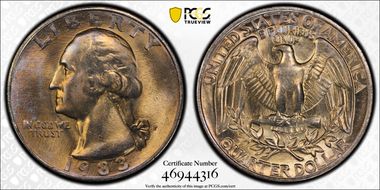 1983-P 25C MS66