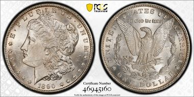 1890-CC $1 MS63