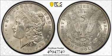 1889 $1 MS63