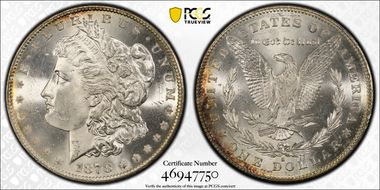 1878-S $1 MS63