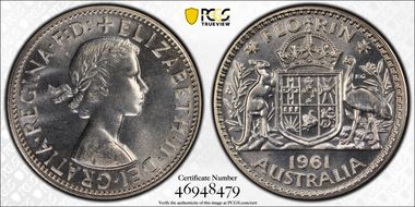 1961(m) Florin PR66