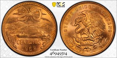 1968-Mo 20C KM-440 MS67RD