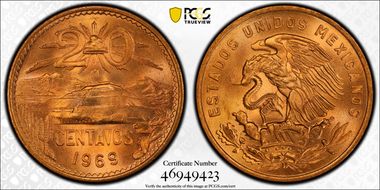 1969-Mo 20C KM-440 MS67RD