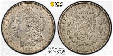 1921 $1 Morgan N1