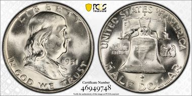 1951-D 50C MS64FBL