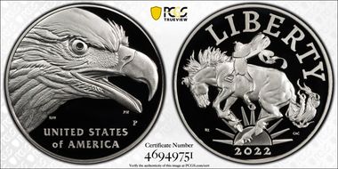 2022-P Medal American Liberty PR70DCAM