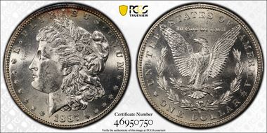 1887-S $1 MS62