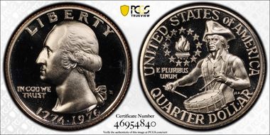 1976-S 25C Clad PR69DCAM