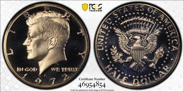 1972-S 50C PR69CAM