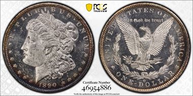1890-O $1 MS61PL