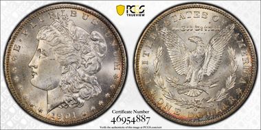 1901-O $1 MS65