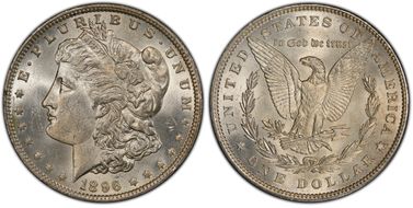 1896 $1 MS63