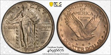 1929-D 25C AU58
