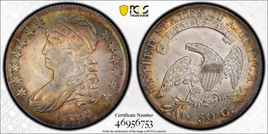 1808 50C O-102a AU58