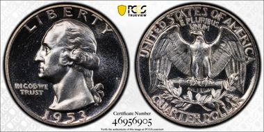 1953 25C PR63