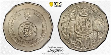 2016 50C 50 Yrs Decimal Currency MS67