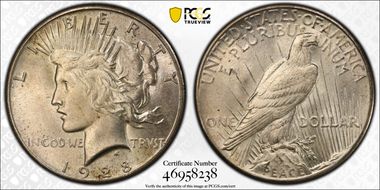 1928 $1 MS64