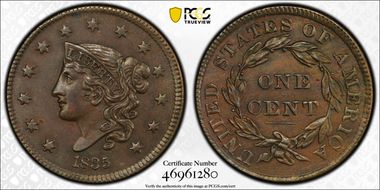 1835 1C N-16, Head of 1836 MS61BN