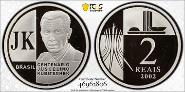 2002 2 R Juscelino Kubitschek PR67DCAM