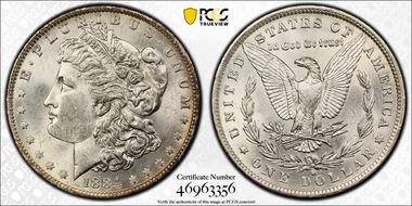 1884-O $1 MS62