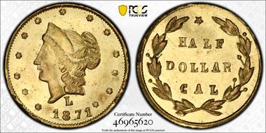 1871-L G50C BG-1029 MS62PL