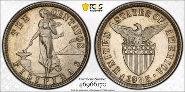 1935-M 10C KM-169  Ag MS64