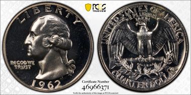 1962 25C PR67