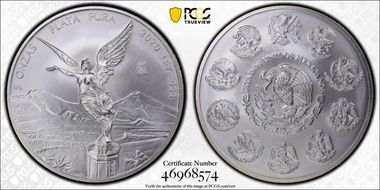 2020-Mo 5 Onza Libertad Ag MS68