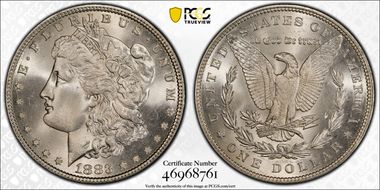 1883 $1 MS67