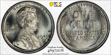 1943/2-S 1C DDO, FS-101 MS67