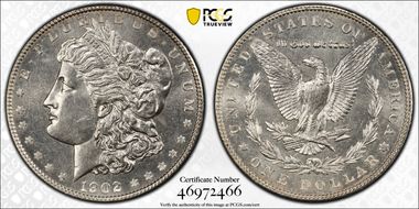 1902 $1 MS64PL