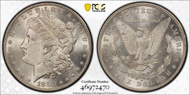 1880-O $1 MS64+ 