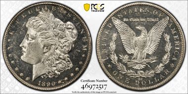 1890-CC $1 MS63DMPL